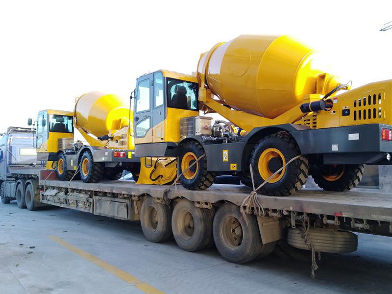 Self Loading Concrete Mixer Truck 