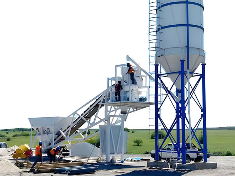 YHZS25 Mobile Concrete Mixing Plant