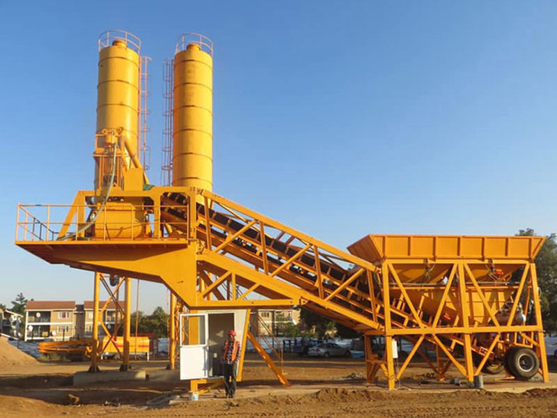 YHZS35 Mobile Concrete Mixing Plant