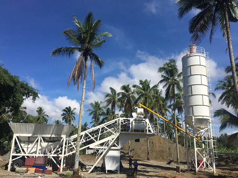 YHZS50 Mobile Concrete Mixing Plant