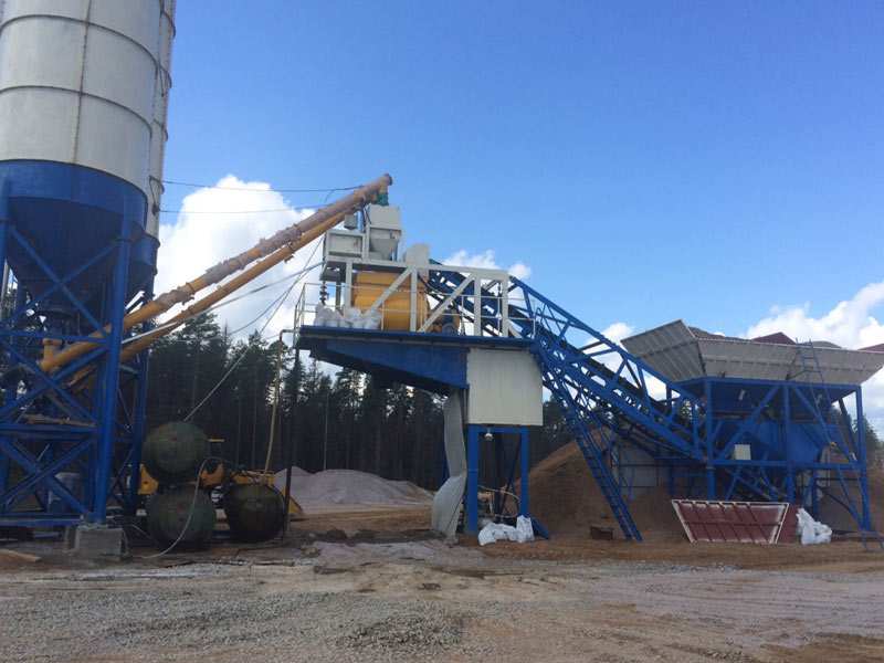 YHZS75 Mobile Concrete Mixing Plant