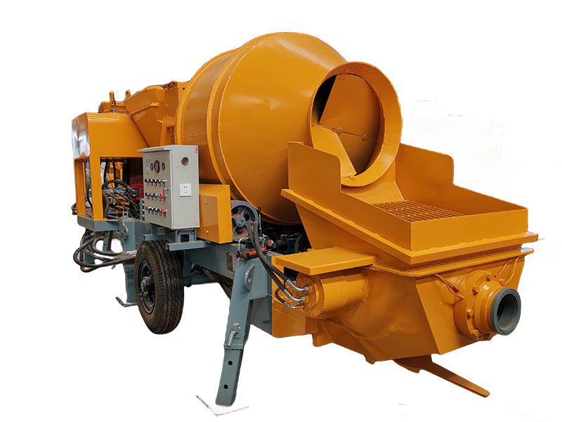 Concrete Mixer With Pumps